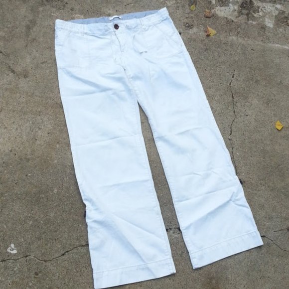 GAP Maternity roll tab white jeans size 10 NWOT - Picture 3 of 6